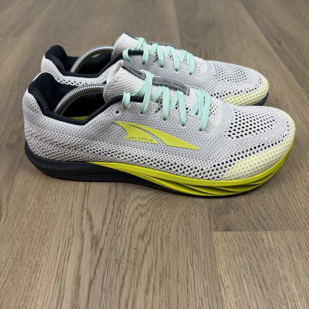 Altra Escalante Racer Shoes Mens Size 11.5 Gray Yellow Running AL0A85NG100